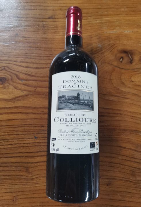 cave-nantes-Collioure rouge - Domaine du Traginer -