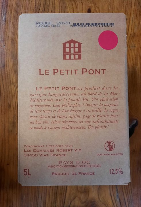 cave-nantes-BIB Petit pont rouge - Pays d'Oc - Preignes le vieux -