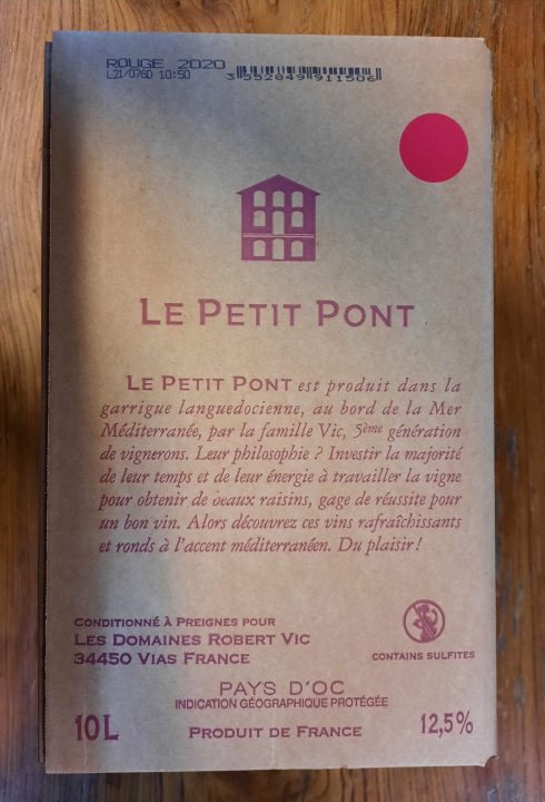 cave-nantes-BIB Petit pont rouge - Pays d'Oc - Preignes le vieux - -