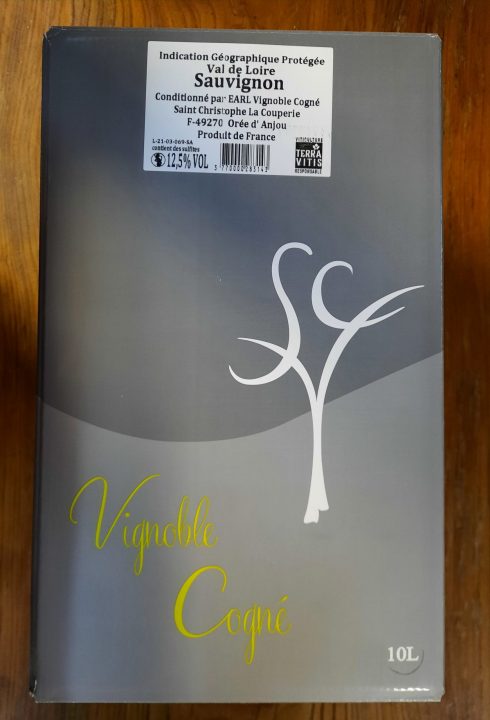 cave-nantes-BIB Sauvignon - Val de Loire - Vignoble Cogné -