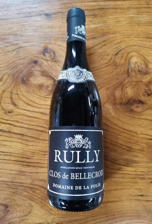 cave-nantes-Rully rouge - Clos de Bellecroix - Domaine de la folie -