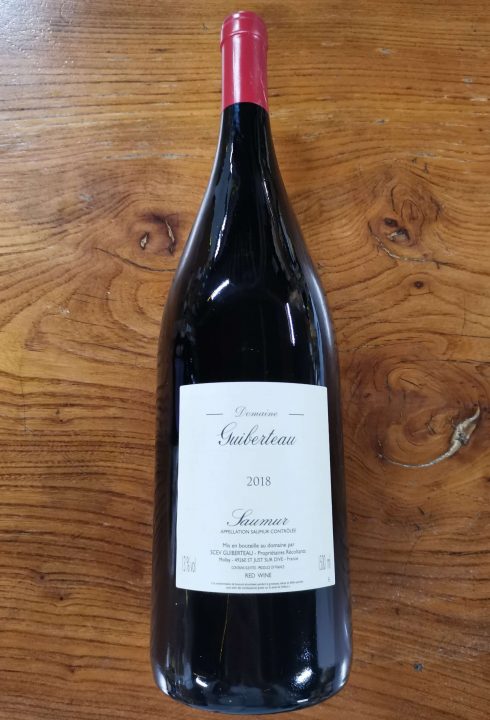 cave-nantes-Saumur rouge - Domaine Guiberteau - Magnum -