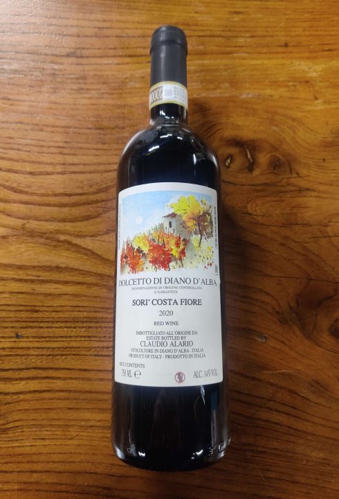 cave-nantes-Italie - Dolcetto di Diano - Sori Costa Fiore - Claudio Alario -